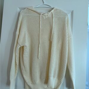 Elegant Off-the-Shoulder Cream Sweater